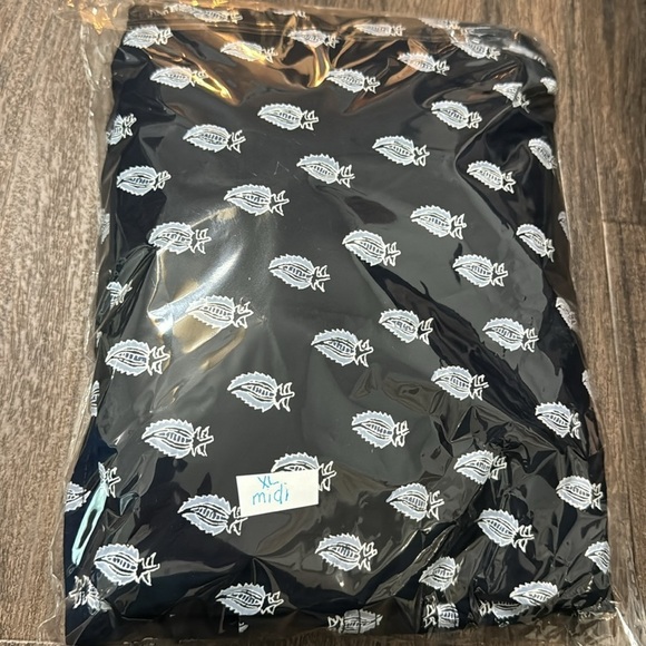 NEW! Banana Republic Navy Blue Paisley Cotton Poplin Tie-Waist Midi Dress 🪷🍉 - Picture 8 of 8